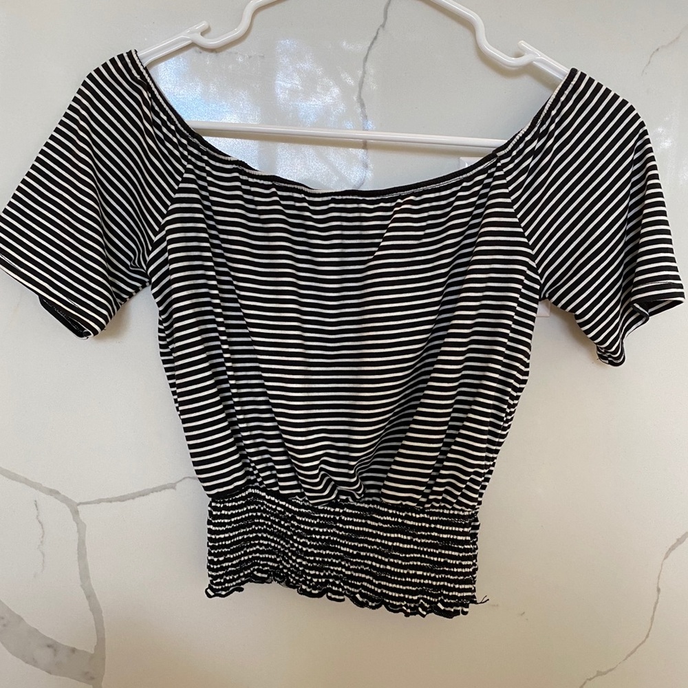 B&W Crop Top